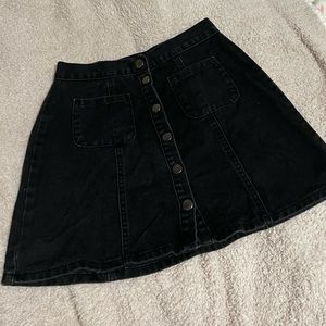 Urban outfitters BDG black denim mini skirt